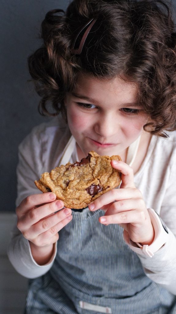 Soft, chewy bakery style chocolate chip cookies. 