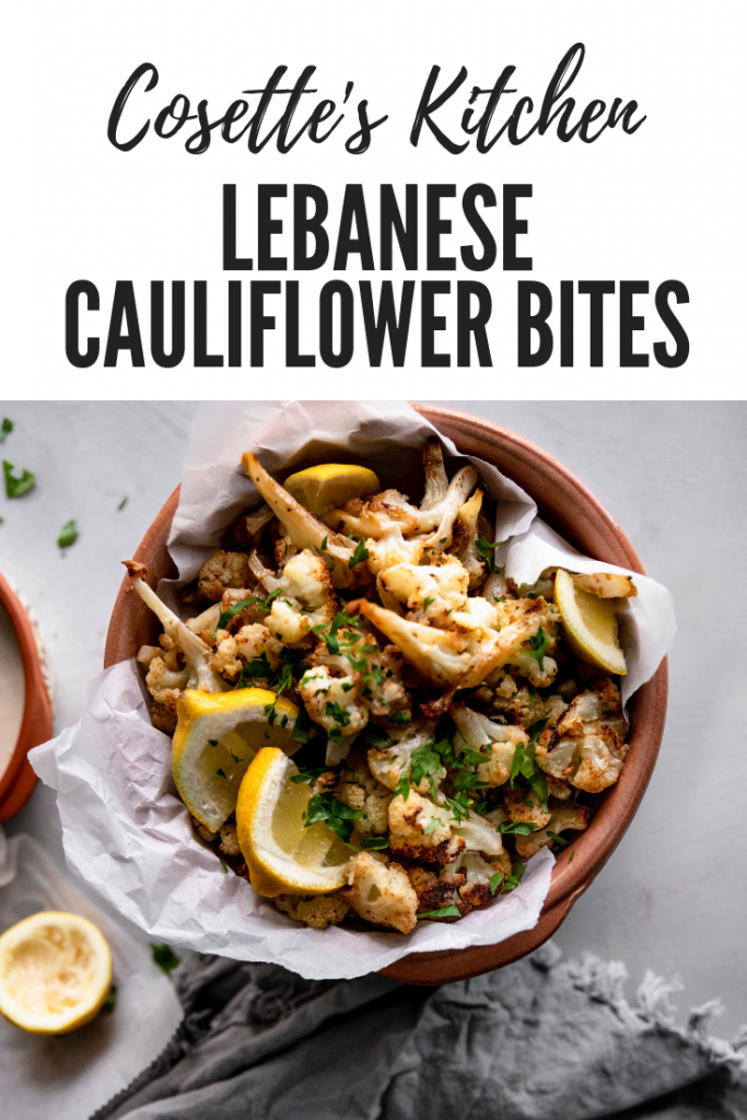 blomkål, tahini, libanesisk, forrett 