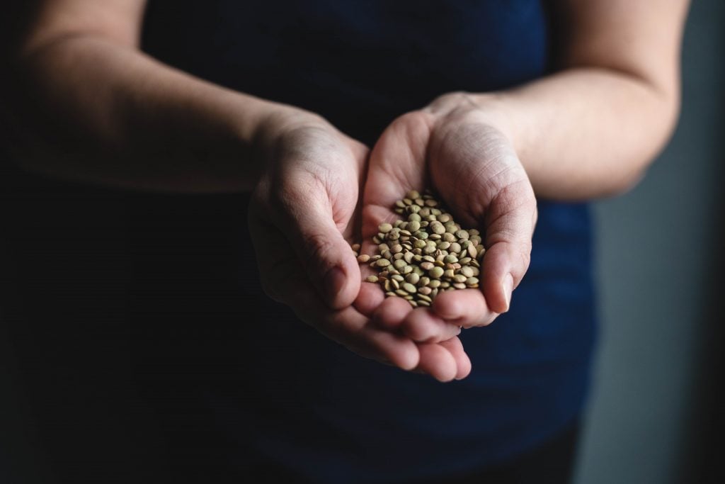 Lentils are so simple, clean and hearty. A wonderful source of iron. 
