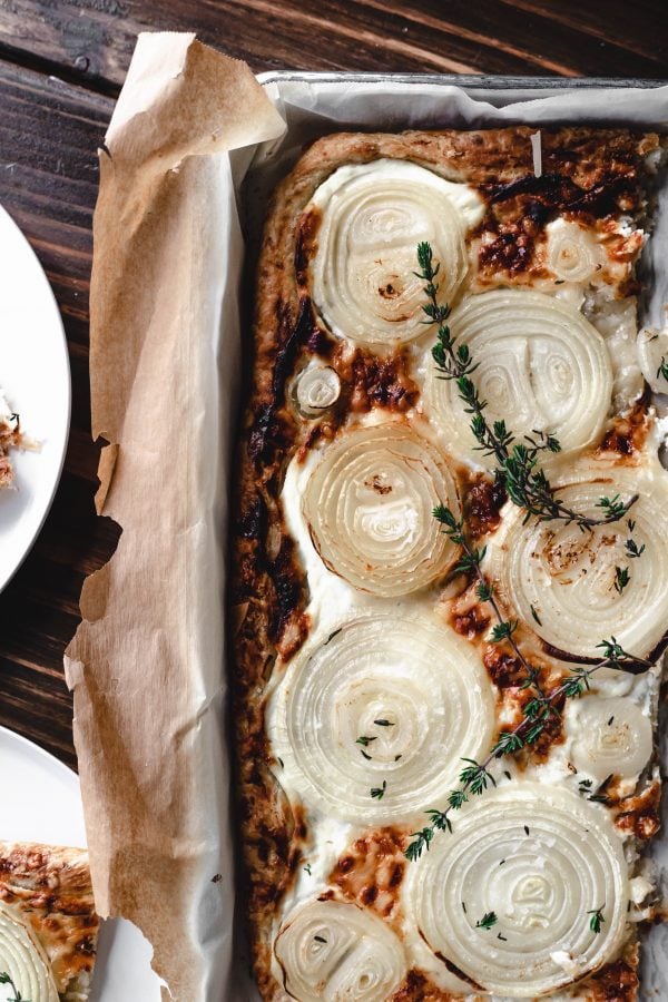 Onion Tart onion, tart, brunch, appetizer, super bowl, pie, butter