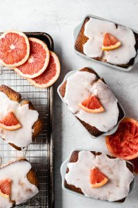 grapefruit, citrus, bread, cake, winter