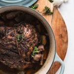 lamb, Easter, dutch oven, Lebanese, le creuset