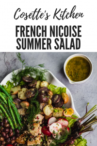 Nicoise, salad, fresh, summer, vegetables