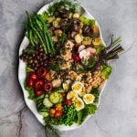 Nicoise, salad, fresh, summer, vegetables