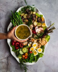 Nicoise, salad, fresh, summer, vegetables