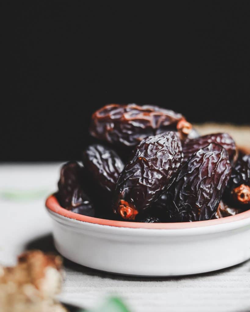 Dates in a bowl