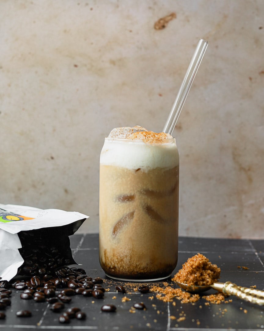 brown sugar oatmilk shaken espresso