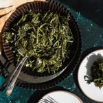 Dandelion Salad on a plate