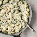 Spinach Artichoke Dip Pasta with Chicken