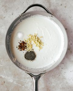 creamy sauce with spices