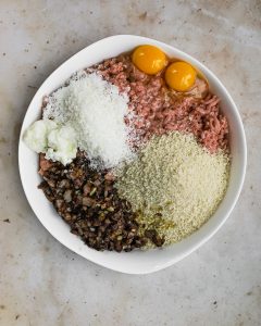 Ingredients for Turkey Meatballs