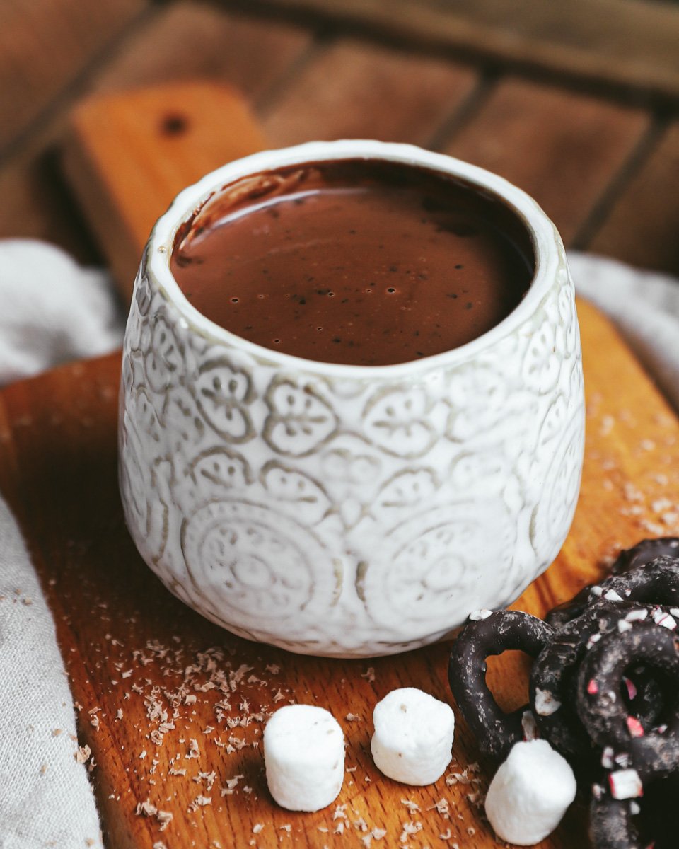 Mug of Peppermint Hot Chocolate