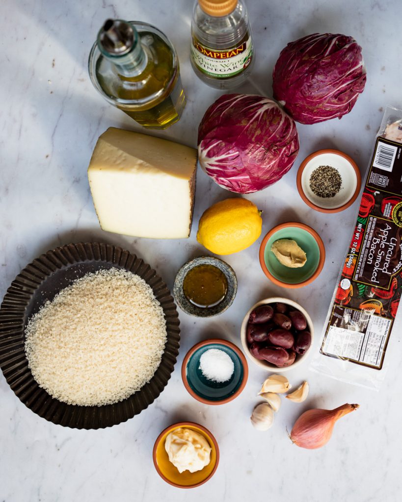 Radicchio Salad with Manchego Vinaigrette and Bacon Cosette's Kitchen