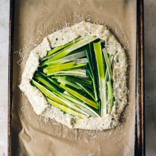 Leek & Onion Puff Pastry Tart - This Healthy Table