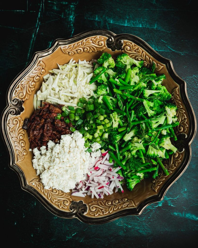 Easy Spring Farro Salad with Arugula Mint Dressing Cosette's Kitchen