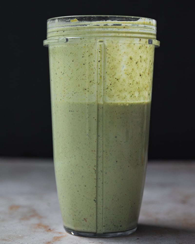 blended greek yogurt herb dressing