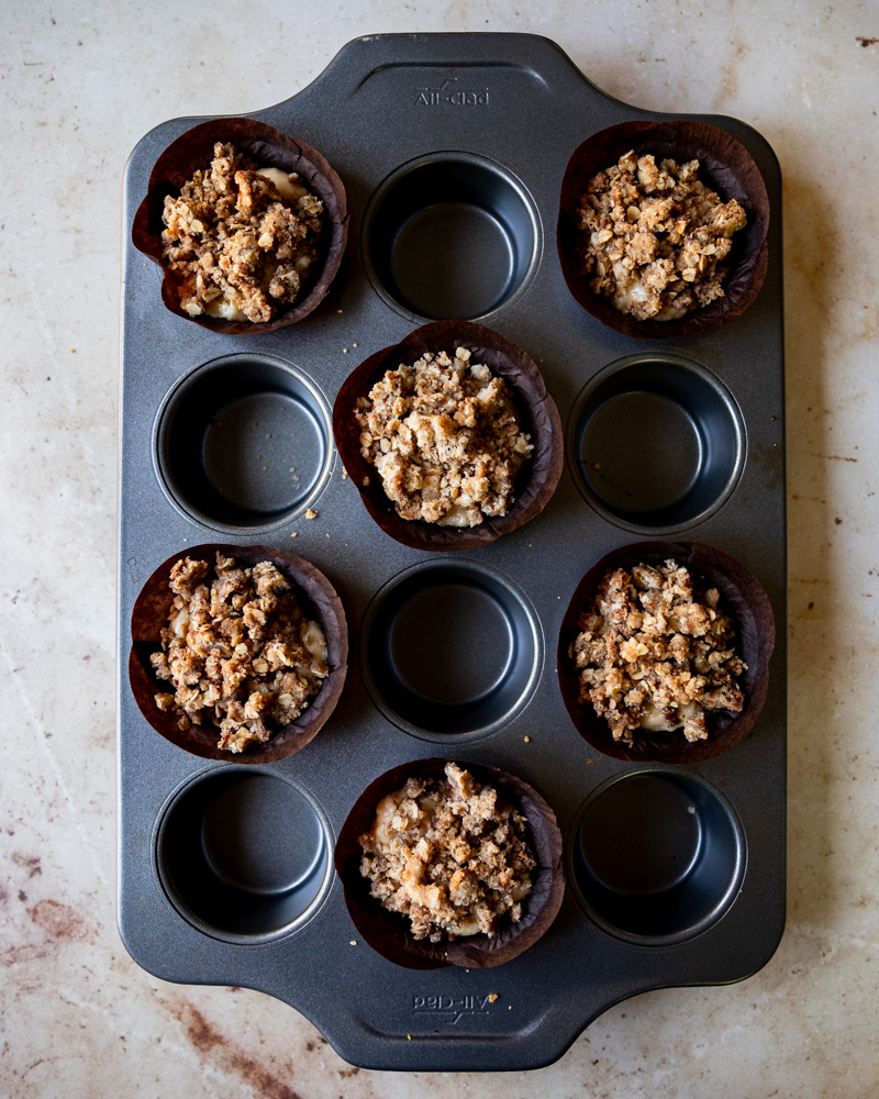 streusel topped muffins